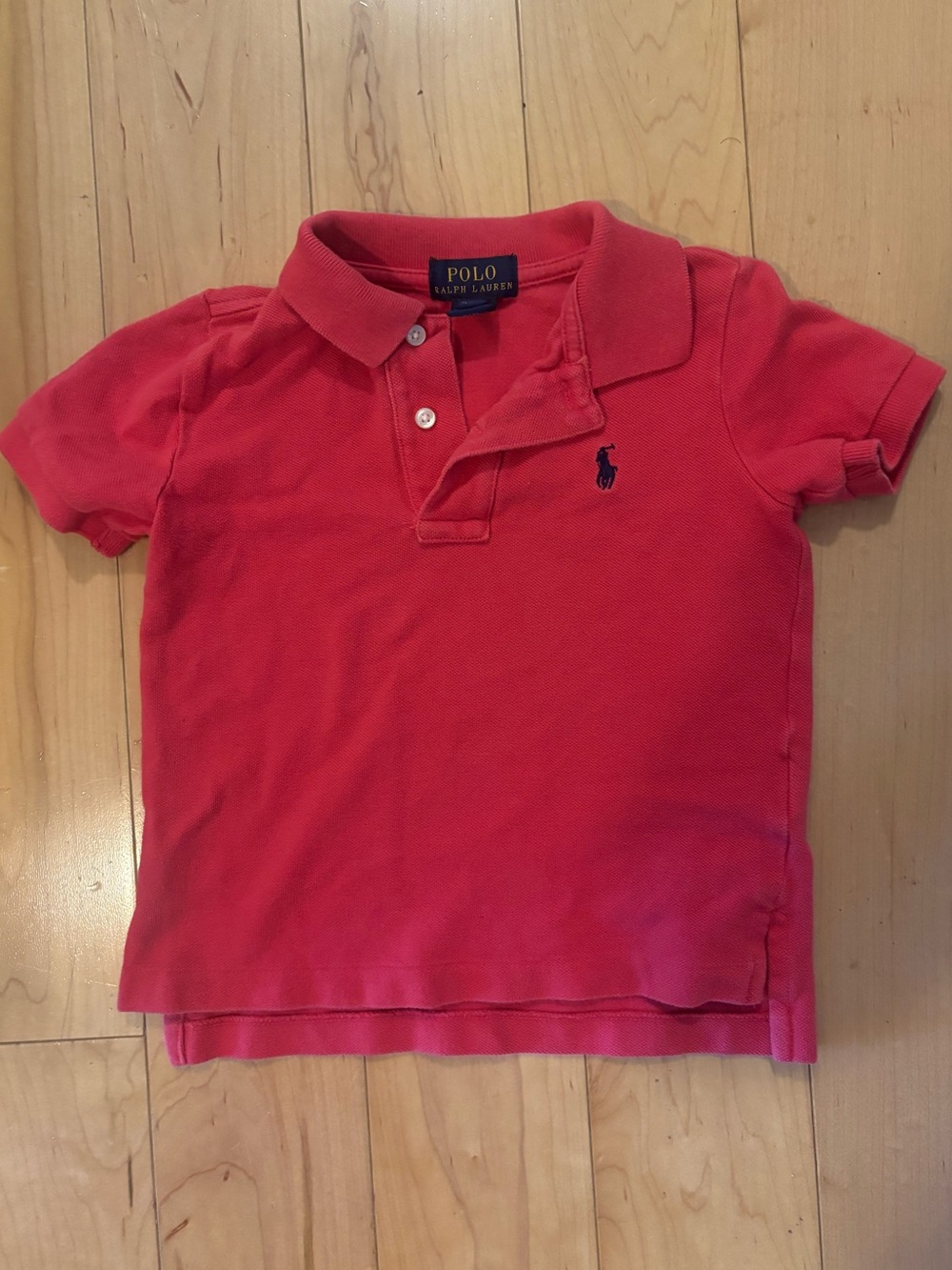 Polo Ralph Lauren Boys 2T Watermelon Pink Classic Pony Polo Shirt
